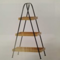 1537206-4 Hylla - 4Living, bambu och metall, 56 x 31 x 94 cm