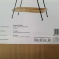 1537206-5 Hylla - 4Living, bambu och metall, 56 x 31 x 94 cm