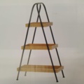 1537207-4 Hylla - 4Living, bambu och metall, 56 x 31 x 94 cm