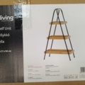 1537208-2 Hylla - 4Living, bambu och metall, 56 x 31 x 94 cm