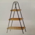 1537208-4 Hylla - 4Living, bambu och metall, 56 x 31 x 94 cm