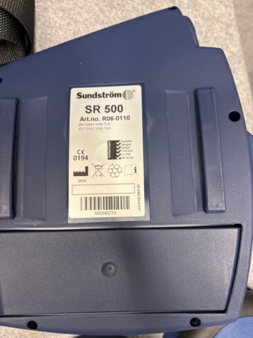 1482571-3 Fan-assisted respiratory protection - Sundström SR 500