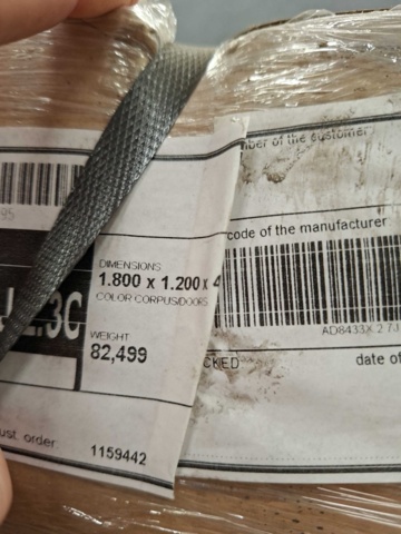 1544088-6 Småfacksskåp Gigant H1800xB1200xD500mm