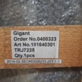1543888-3 Maskindomkraft Gigant Hydraulisk 25T