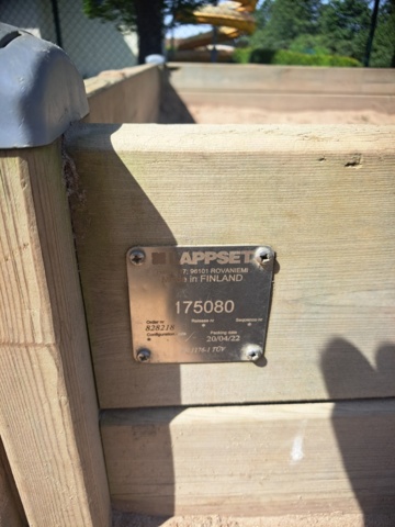 1544627-3 Sandlåda LAPPSET