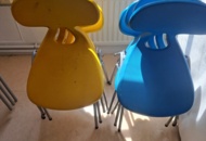 1544641 8 Chairs & 2 Stools
