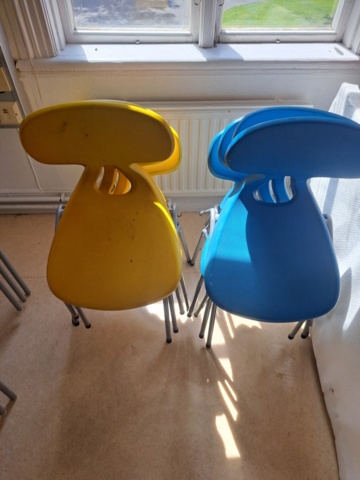 1544641-1 8 Chairs & 2 Stools