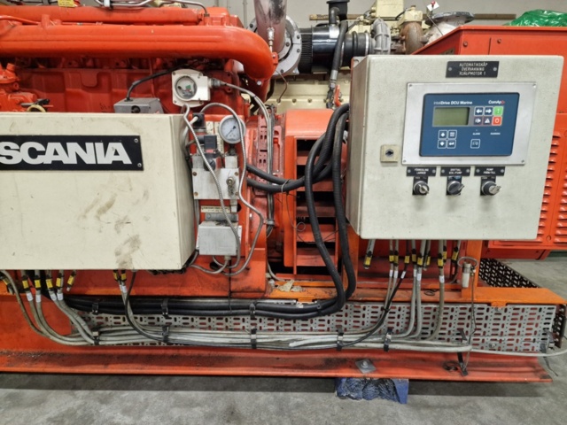 1524769-3 Marin dieselgenerator med hydraulpump - Scania