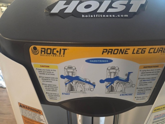 1475438-3 Liggande lårcurl - Hoist Fitness Roc-it-serien