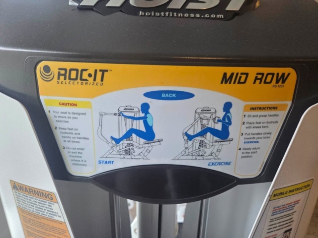 1475439-2 Seated Rowing - Hoist Fitness Roc-it Series
