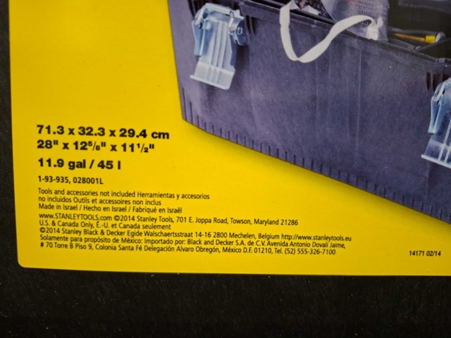 1544177-3 Verktygslåda Stanley FatMax 1-93-935