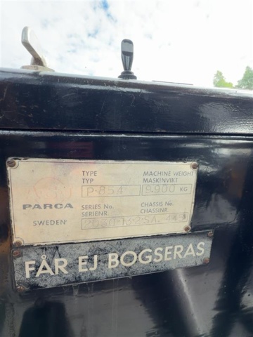1529865-45 Hjullastare med tillbehör - Parca 854 - 1964