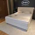 1400757-1 Säng Jensen Diplomat Kontinental 180 cm, sängbord, m.m.