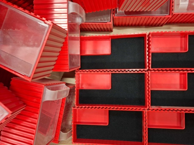 1545261-5 Small parts boxes, holders for drills etc.