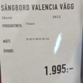 1400762-11 Dubbelsäng Skanör Kontinental, matta, sängbord och lampa