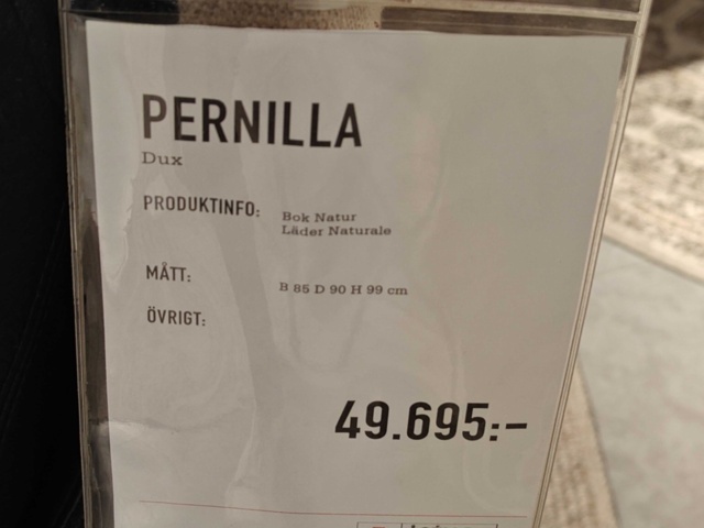1400770-6 Fåtölj och fotpall - Dux Pernilla Bruno Mathsson