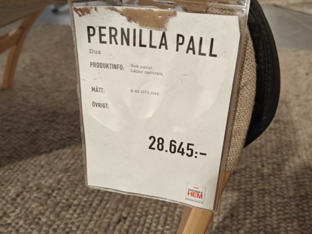 1400770-10 Fåtölj och fotpall - Dux Pernilla Bruno Mathsson