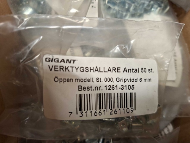 1545265-3 Parti med verktygshållare, Gigant