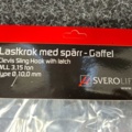 1545576-3 16 st Lastkrokar SveroLifting med spärr 3.15T, 10mm