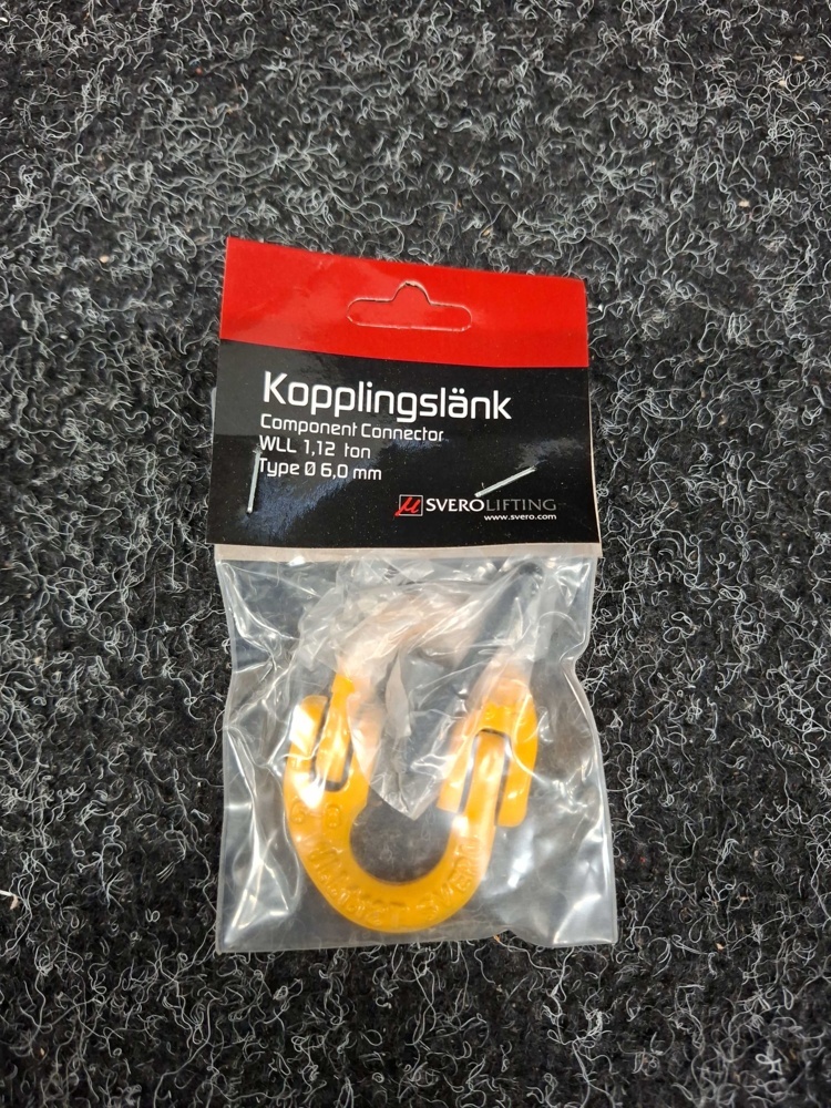 1545586-2 Ca 120 st Kopplingslänkar SveroLifting KL8 6mm