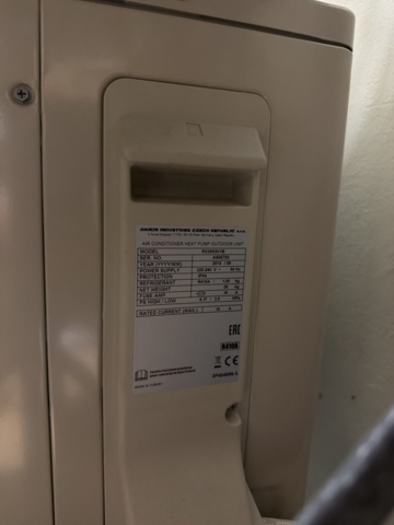 1533329-7 AC-enhet med inner- och ytterdel - Daikin FTX35J3V1B / RX35K5V1B - 2015