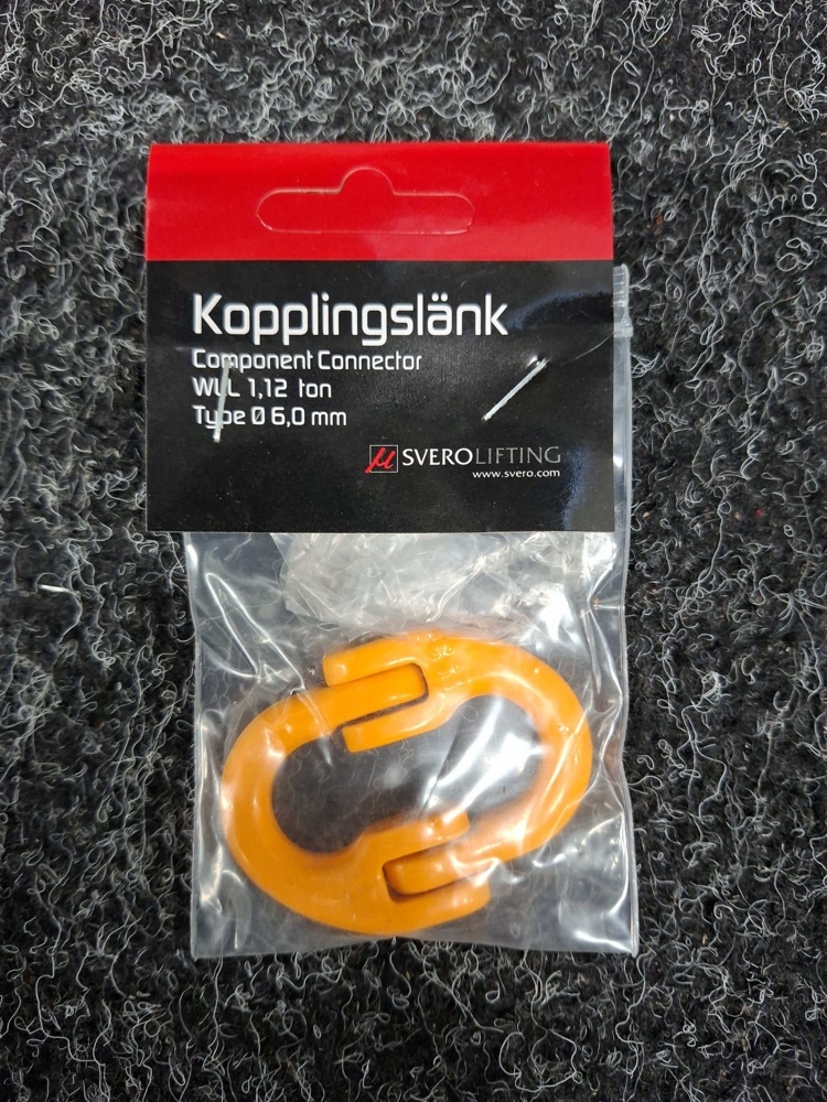 1545611-2 52 st Kopplingslänkar SveroLifting KL8 6mm