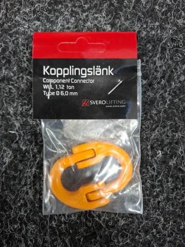 1545611-2 52 st Kopplingslänkar SveroLifting KL8 6mm