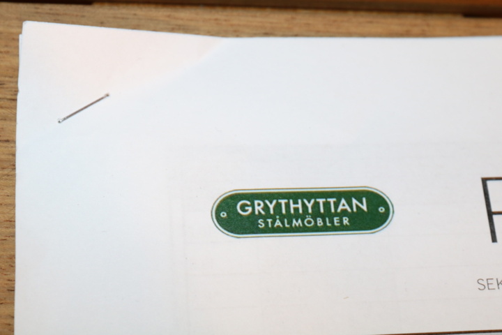 1515014-4 Bord och stolar - Grythyttan Stålmöbler