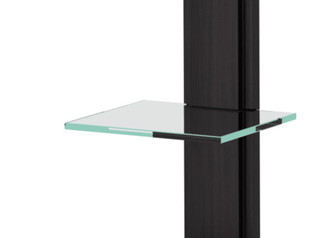 Wall shelf - Vilan, black oak, (20004)