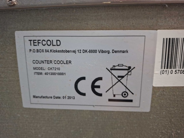 1528386-10 Kylbänk, Tefcold CK7210