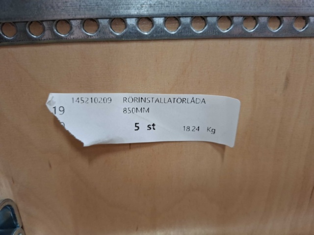 1544108-9 Rörinstallatörlåda 850mm