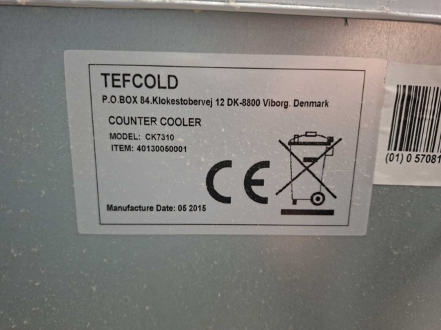 1528387-10 Kylbänk, Tefcold CK7310