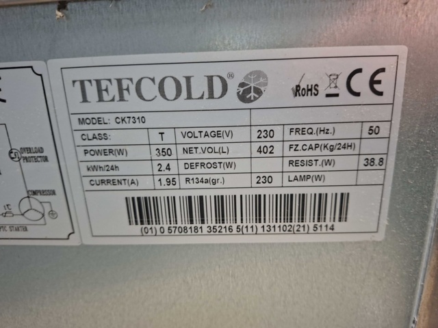 1528346-13 Refrigerated counter, Tefcold CK7310