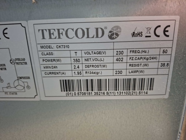 1528346-14 Refrigerated counter, Tefcold CK7310