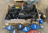1531839 Three pallets of fall protection equipment