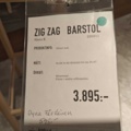 1400879-6 Barstol - Hans K ZigZag