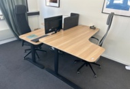 1531924 Two IKEA desks