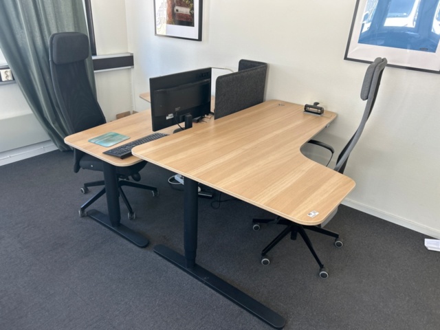 1531924-1 Two IKEA desks