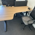 1531924-2 Two IKEA desks