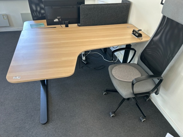 1531924-2 Two IKEA desks