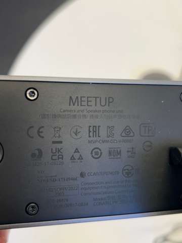 1531927-3 Video conference camera Logitech Meetup