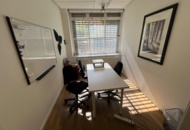 1546339 Two offices/conference rooms, tables, bookshelves, chairs