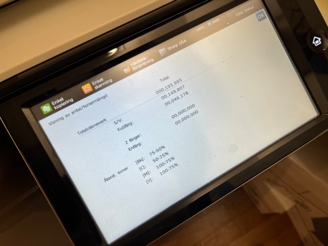 1546340-4 Multifunktionsskrivare, Sharp MX-3060v