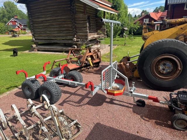 1458417-1 ATV Timber trailer craneman T1100