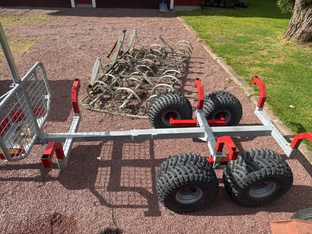 1458417-3 ATV Timber trailer craneman T1100