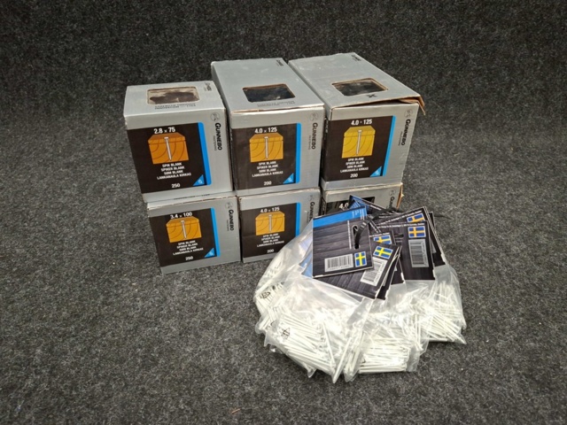 1546583-1 Ca 2.320 st Spik blank 4.0x125, 2.8x75 & 1.7x40mm, Gunnebo