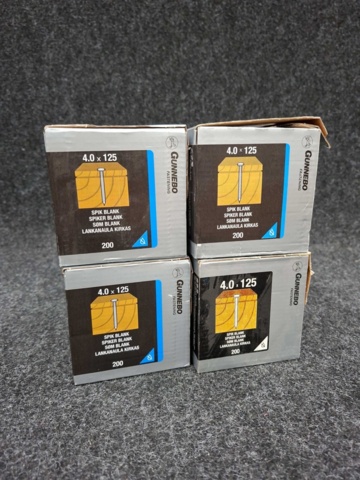 1546583-7 Ca 2.320 st Spik blank 4.0x125, 2.8x75 & 1.7x40mm, Gunnebo