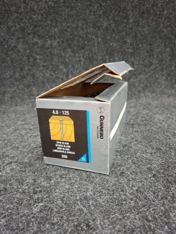 1546583-9 Ca 2.320 st Spik blank 4.0x125, 2.8x75 & 1.7x40mm, Gunnebo