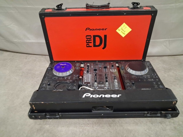 1547037-1 DJ-utrustning - Pioneer, CDJ-350, DJM-400, flightcase