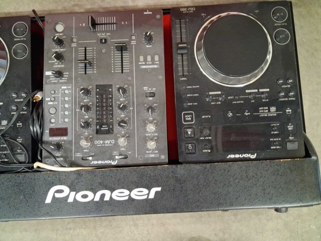 1547037-3 DJ-utrustning - Pioneer, CDJ-350, DJM-400, flightcase